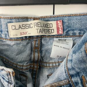 LEVI relaxed light wash jeans